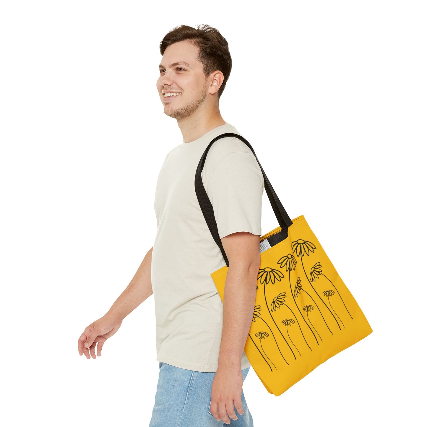 Yellow Flowers Tote Bag