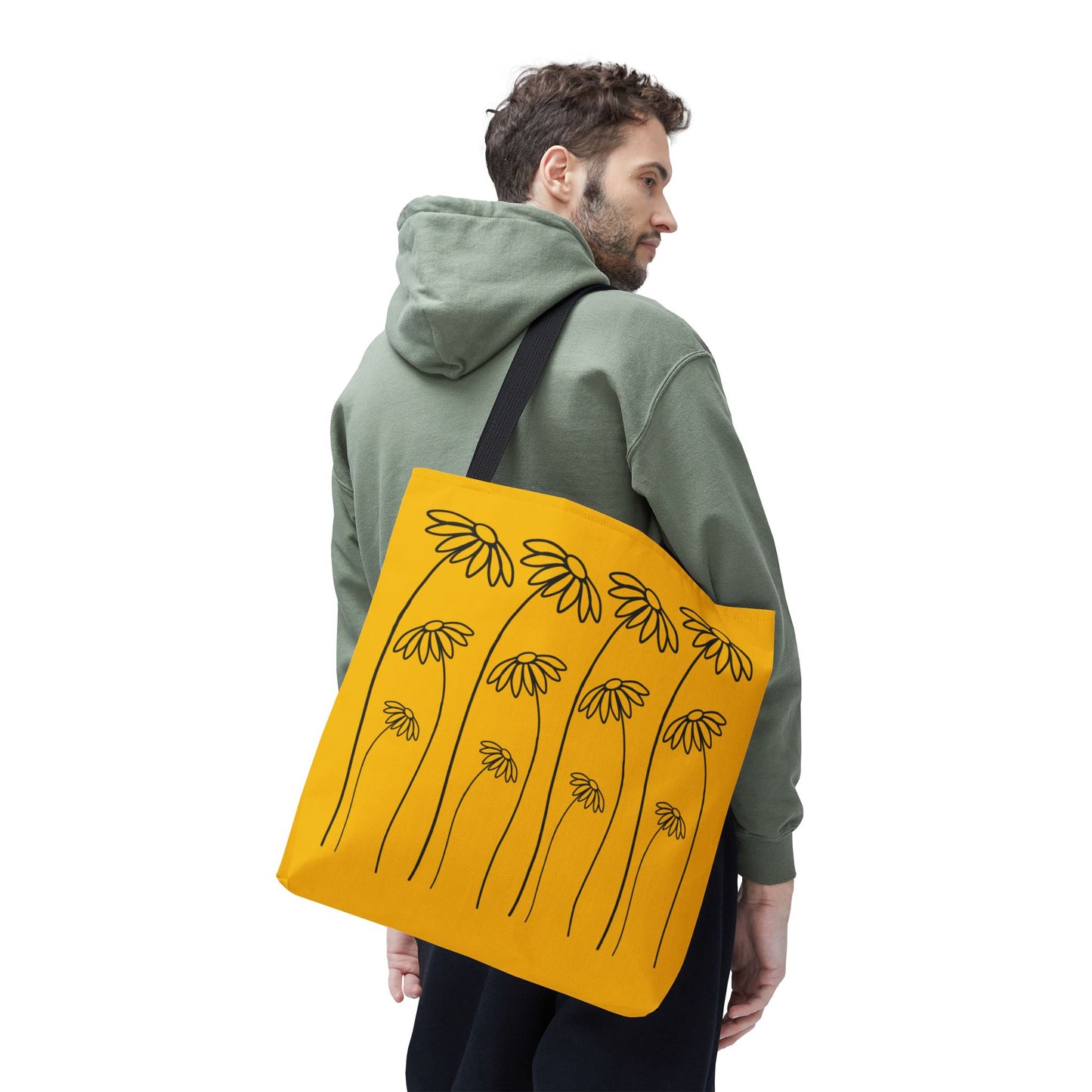 Yellow Flowers Tote Bag