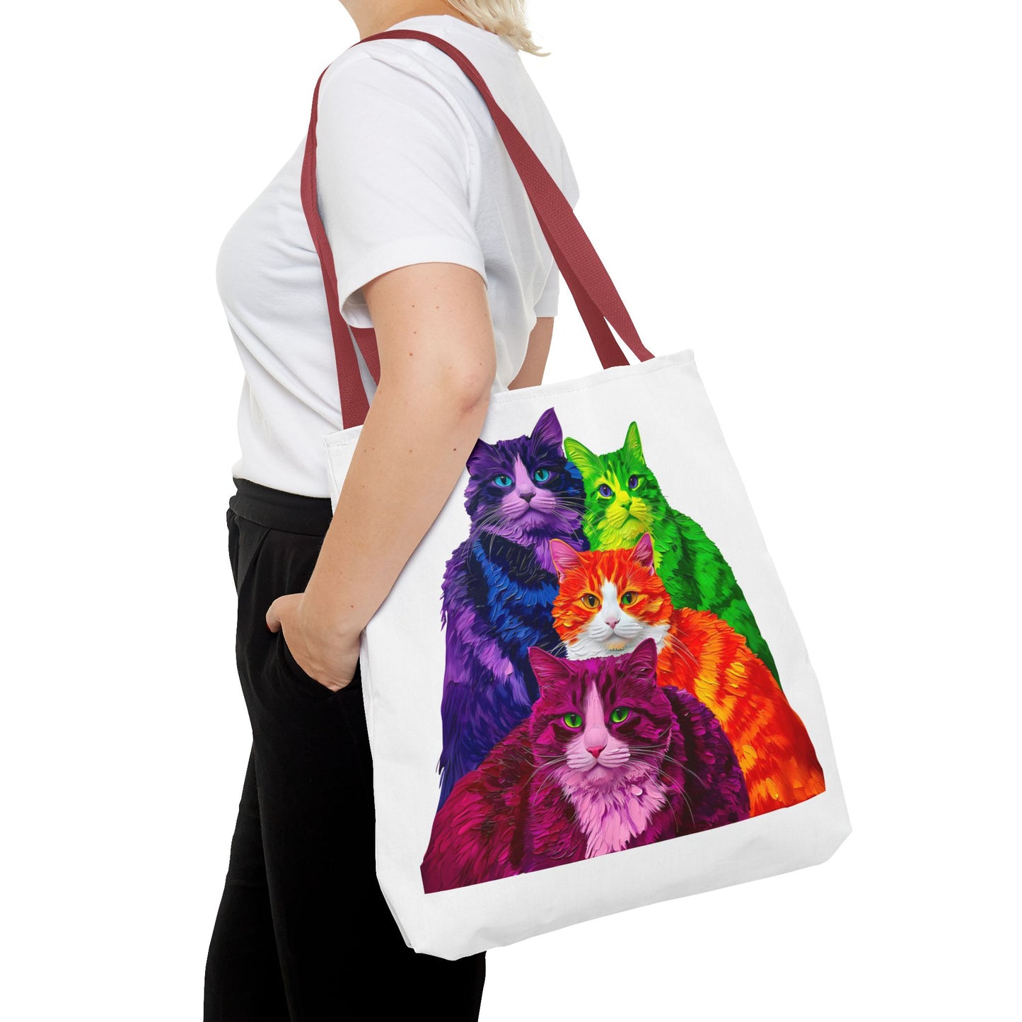 Vibrant Cat Tote Bag