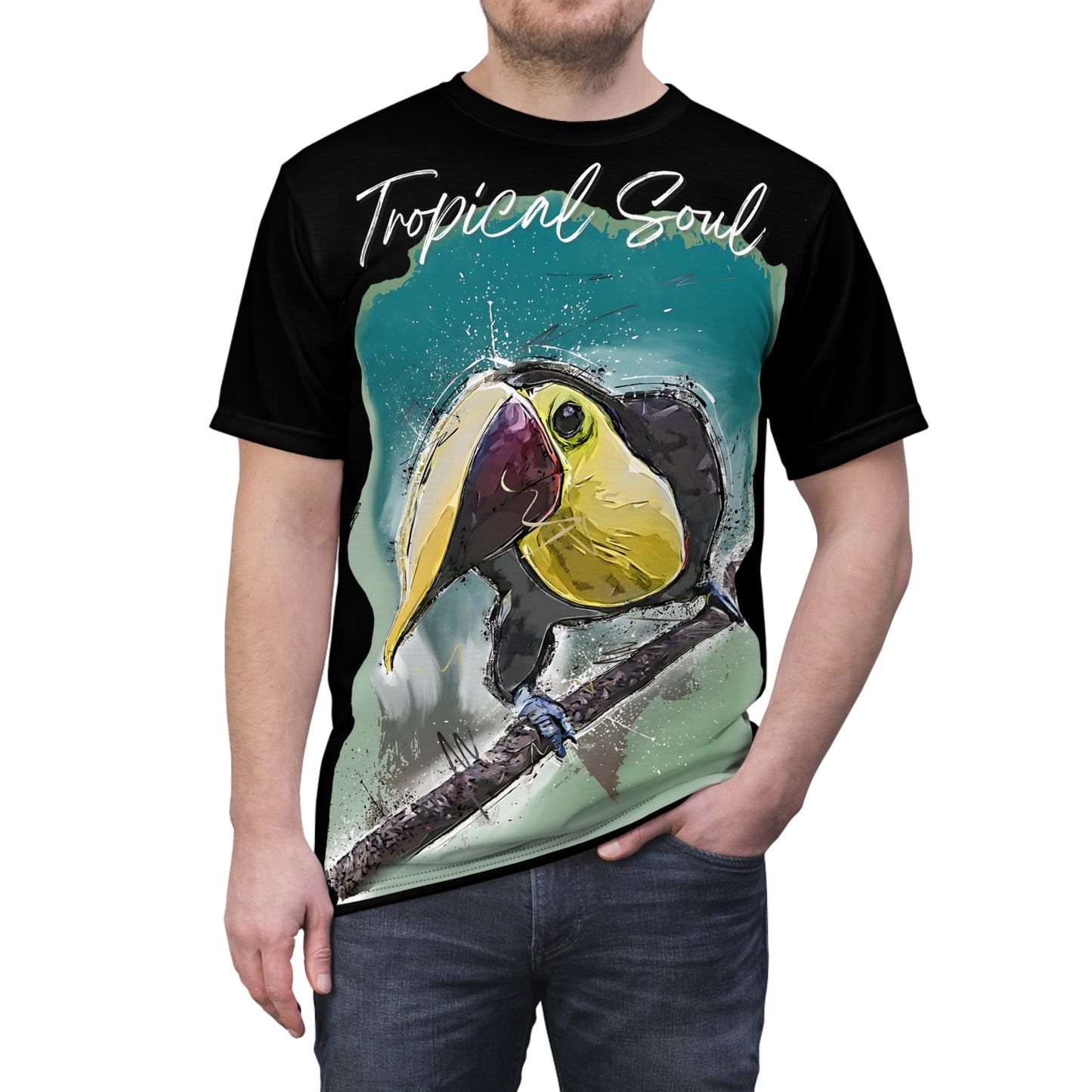 Vibrant Toucan Art T-Shirt