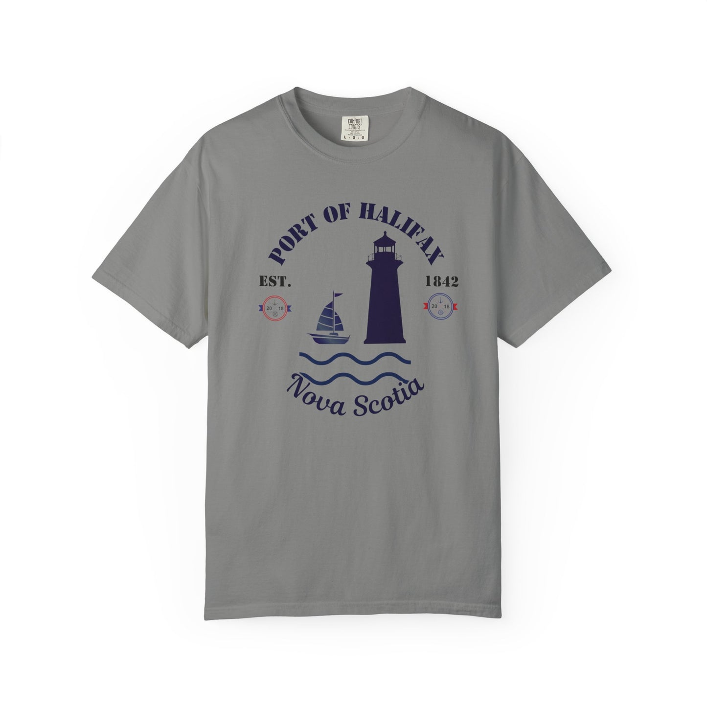Navy Port Style Lighthouse T-Shirt.
