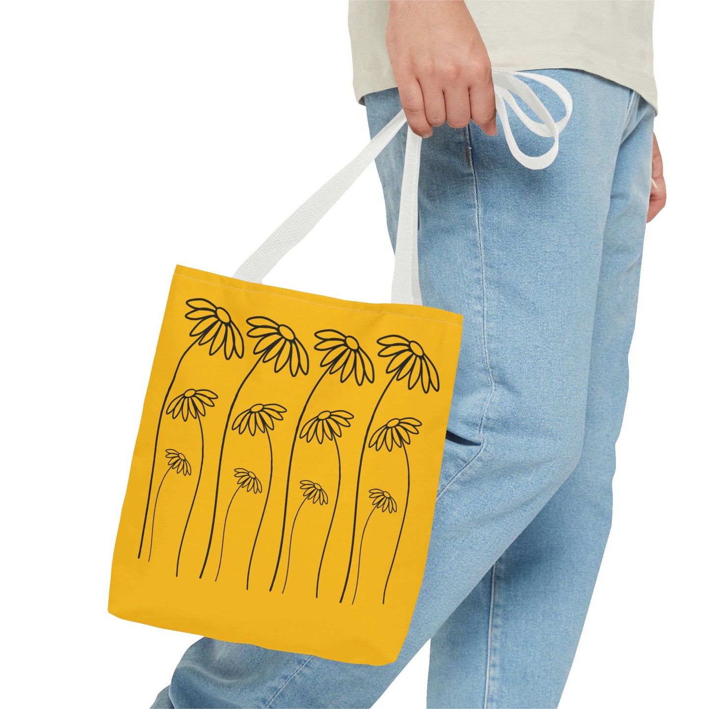 Yellow Flowers Tote Bag