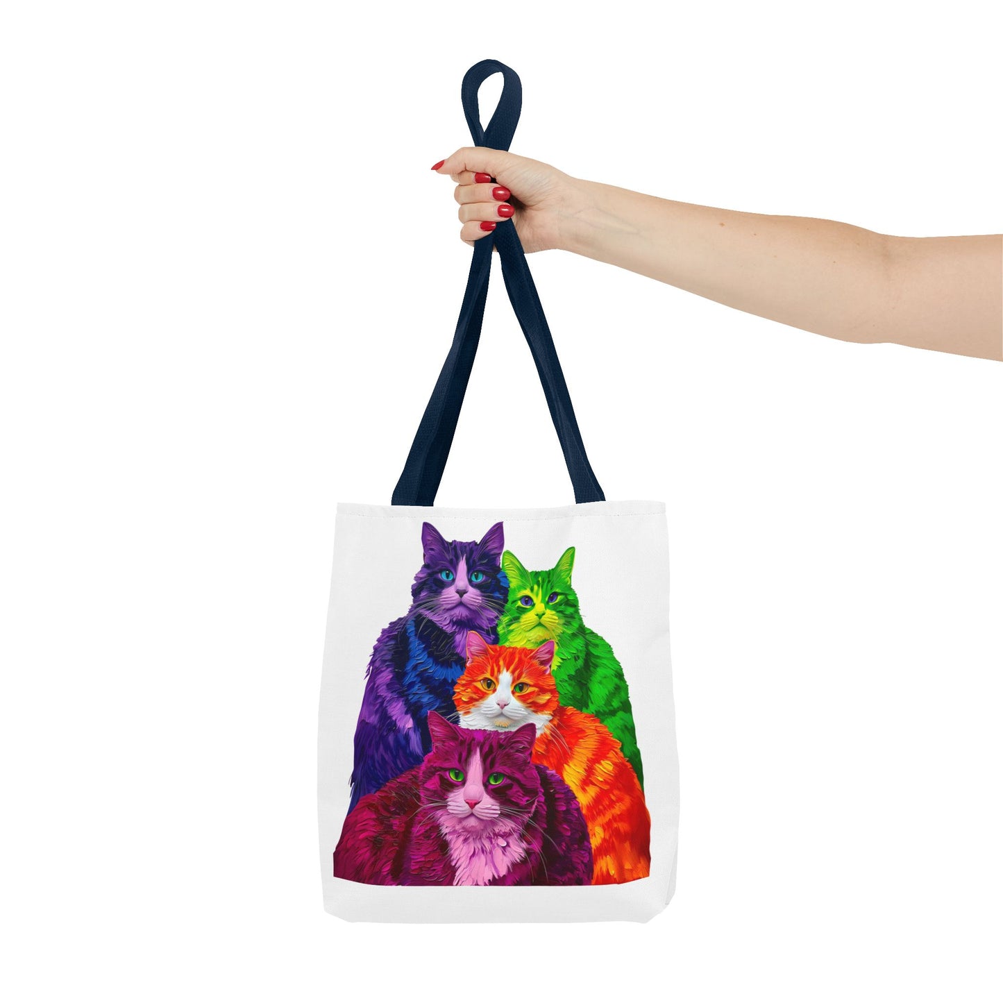 Vibrant Cat Tote Bag