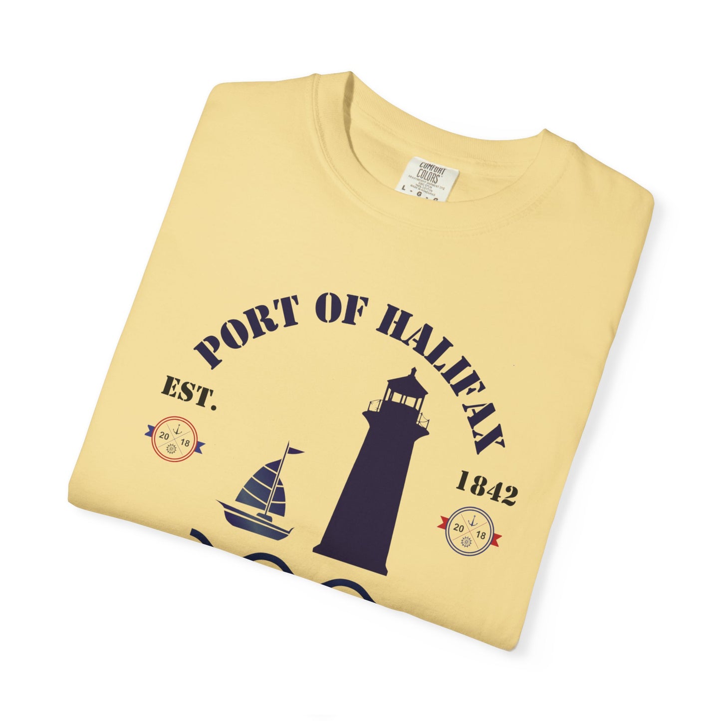 Navy Port Style Lighthouse T-Shirt.
