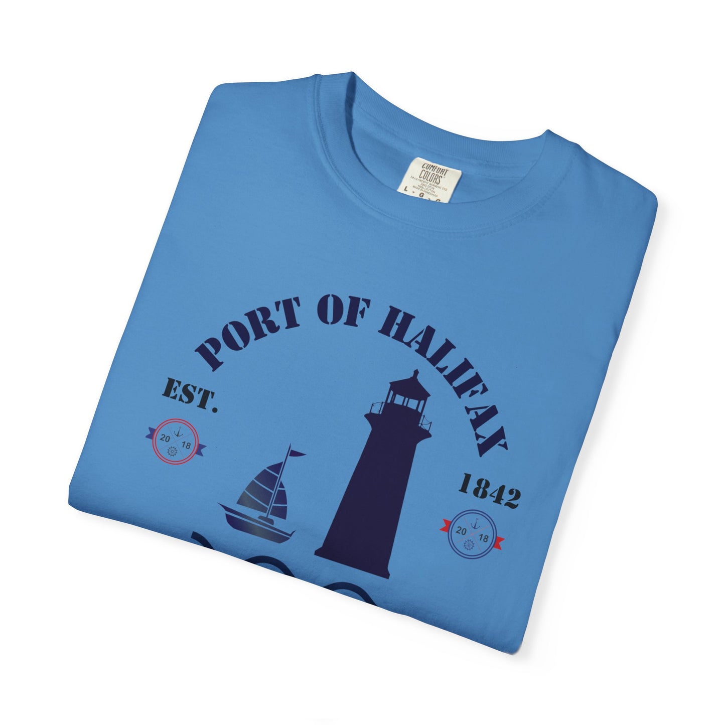 Navy Port Style Lighthouse T-Shirt.