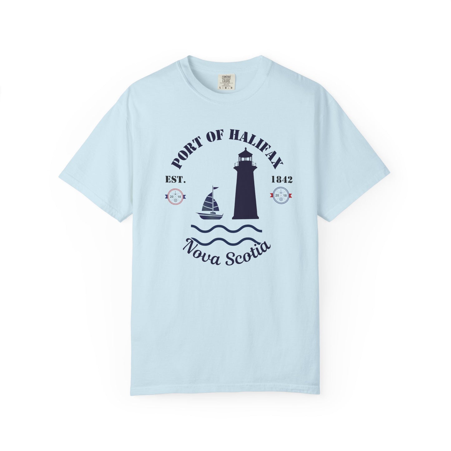Navy Port Style Lighthouse T-Shirt.