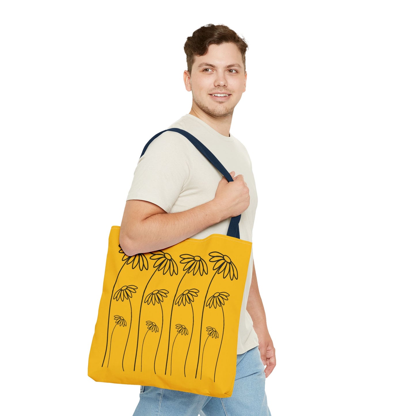 Yellow Flowers Tote Bag