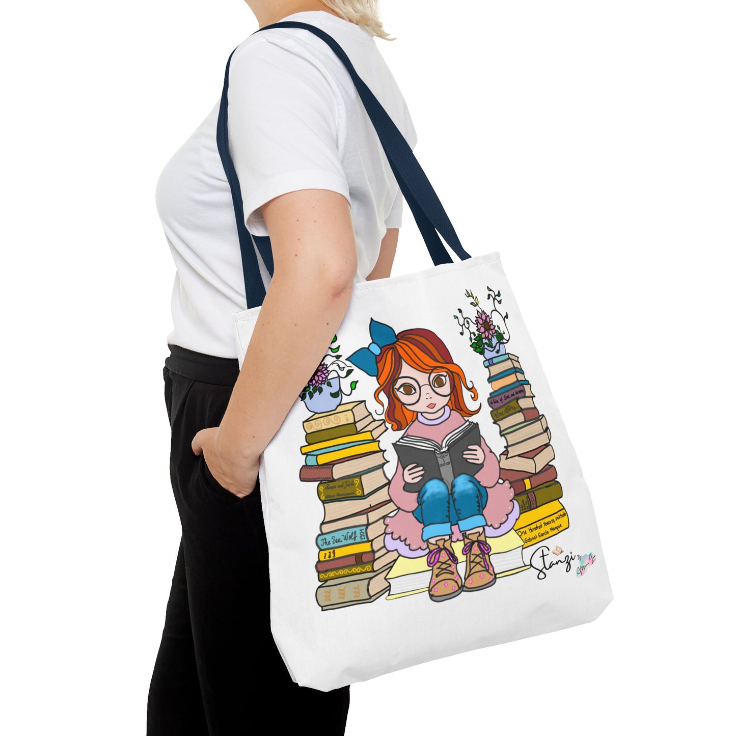 Stanzi "The Reader" Tote bag.