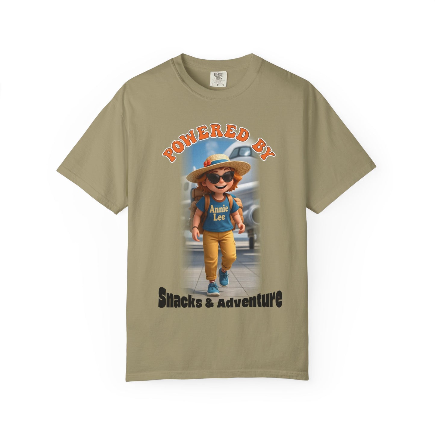 Annie Le Tee. Front. Khaki