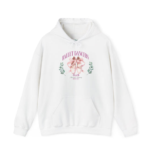 hoodie club ballet white