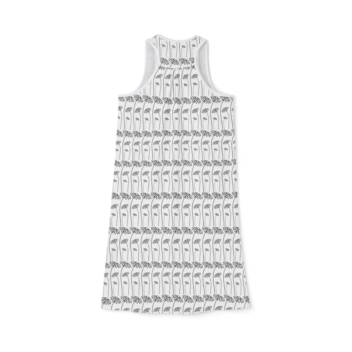 Just a flower white dress back