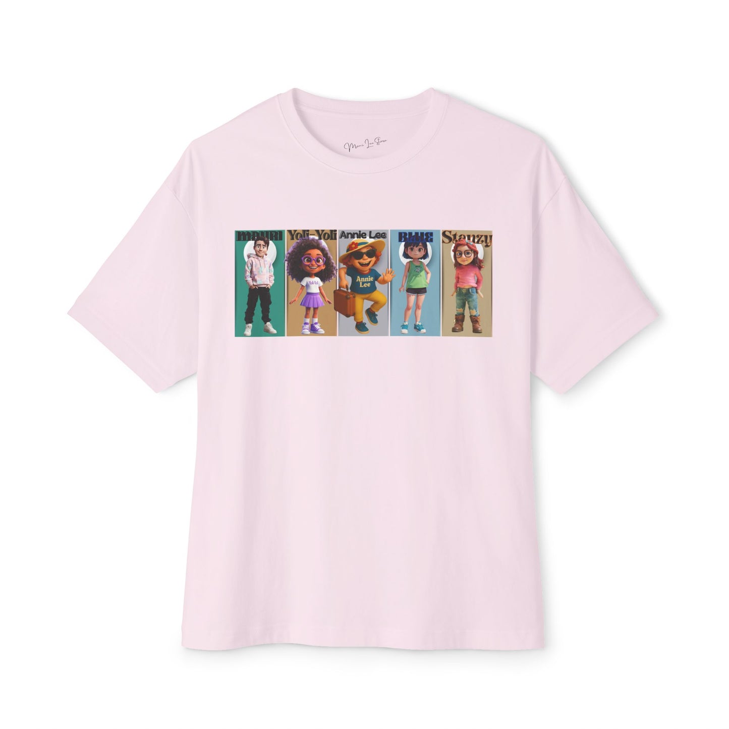 vibrant people the ultimate tee. Soft pink. Front