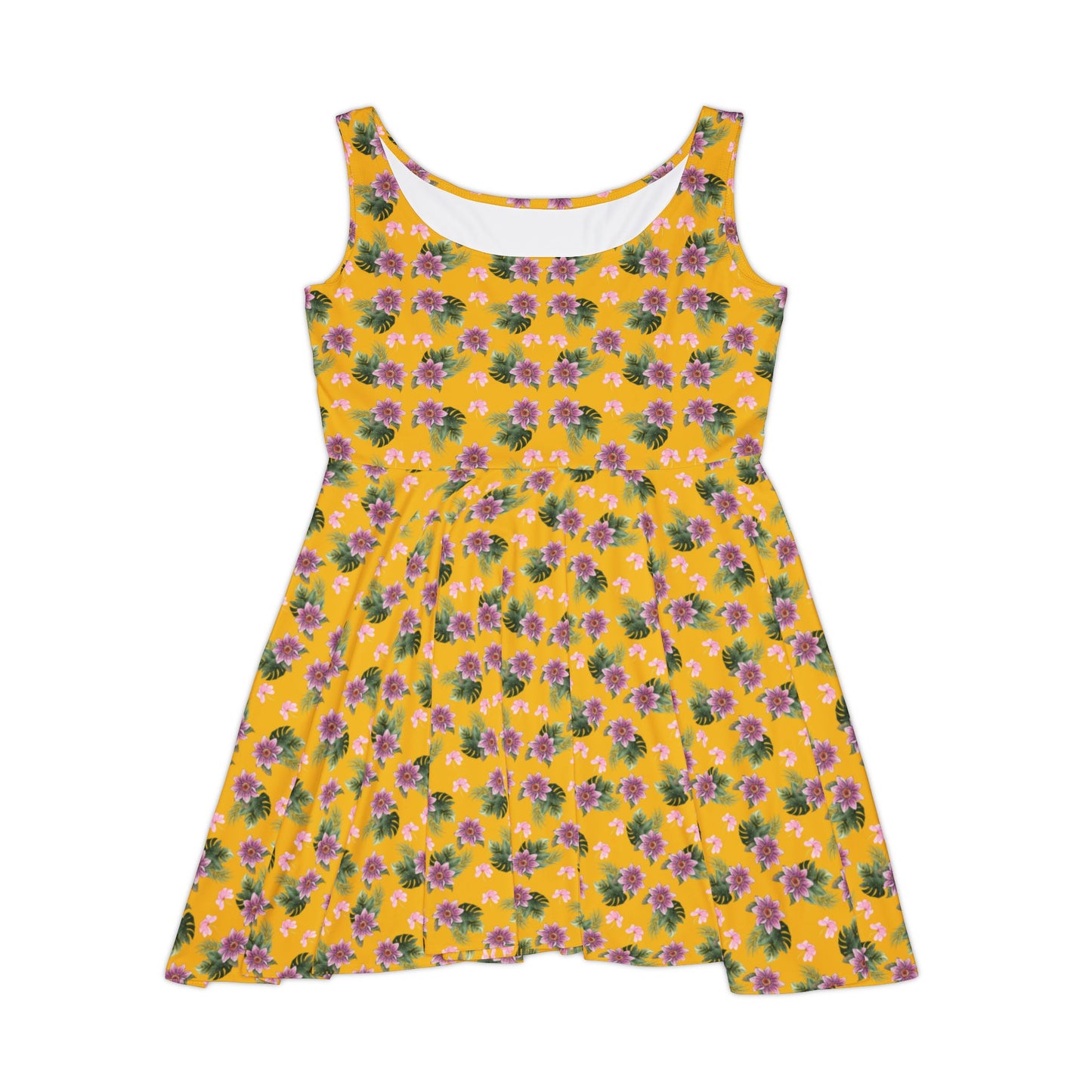 summer dress vibrant yellow front