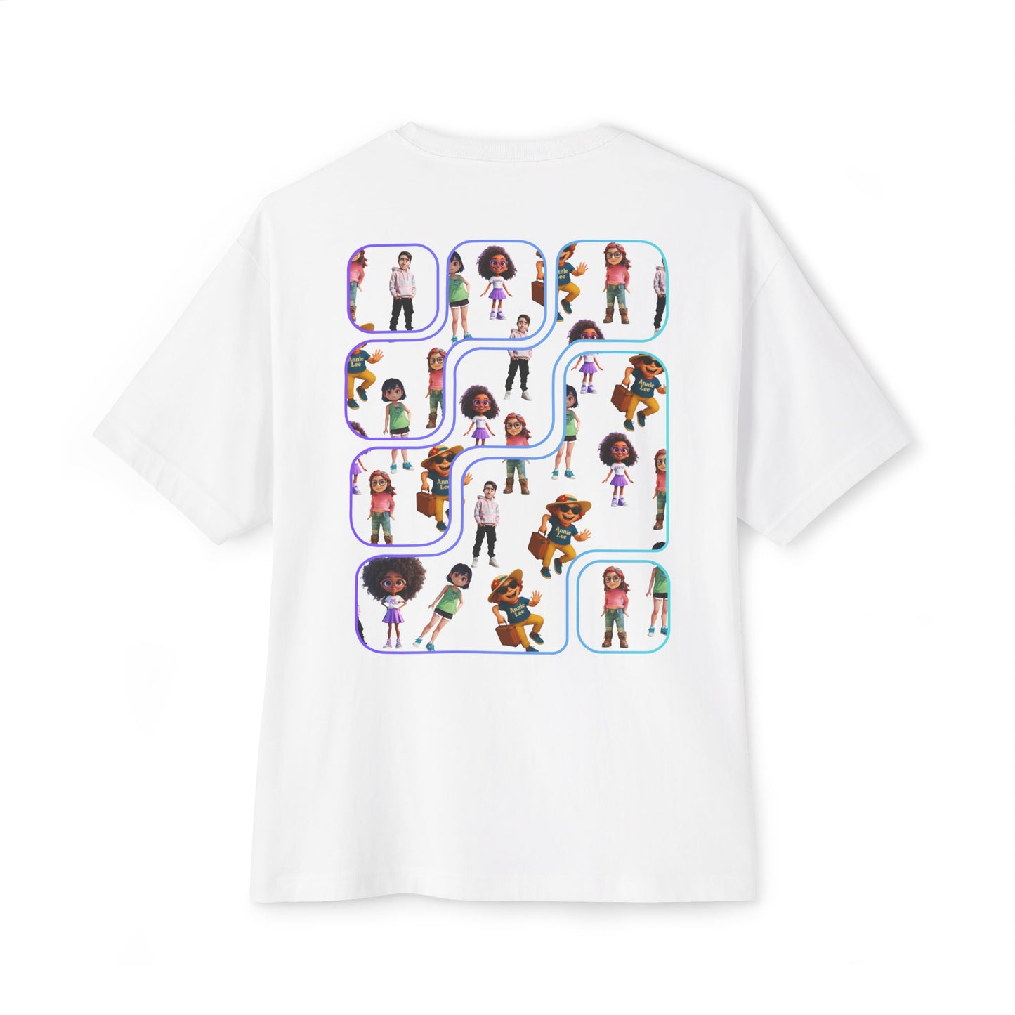 Vibrant character the ultimate tee white back