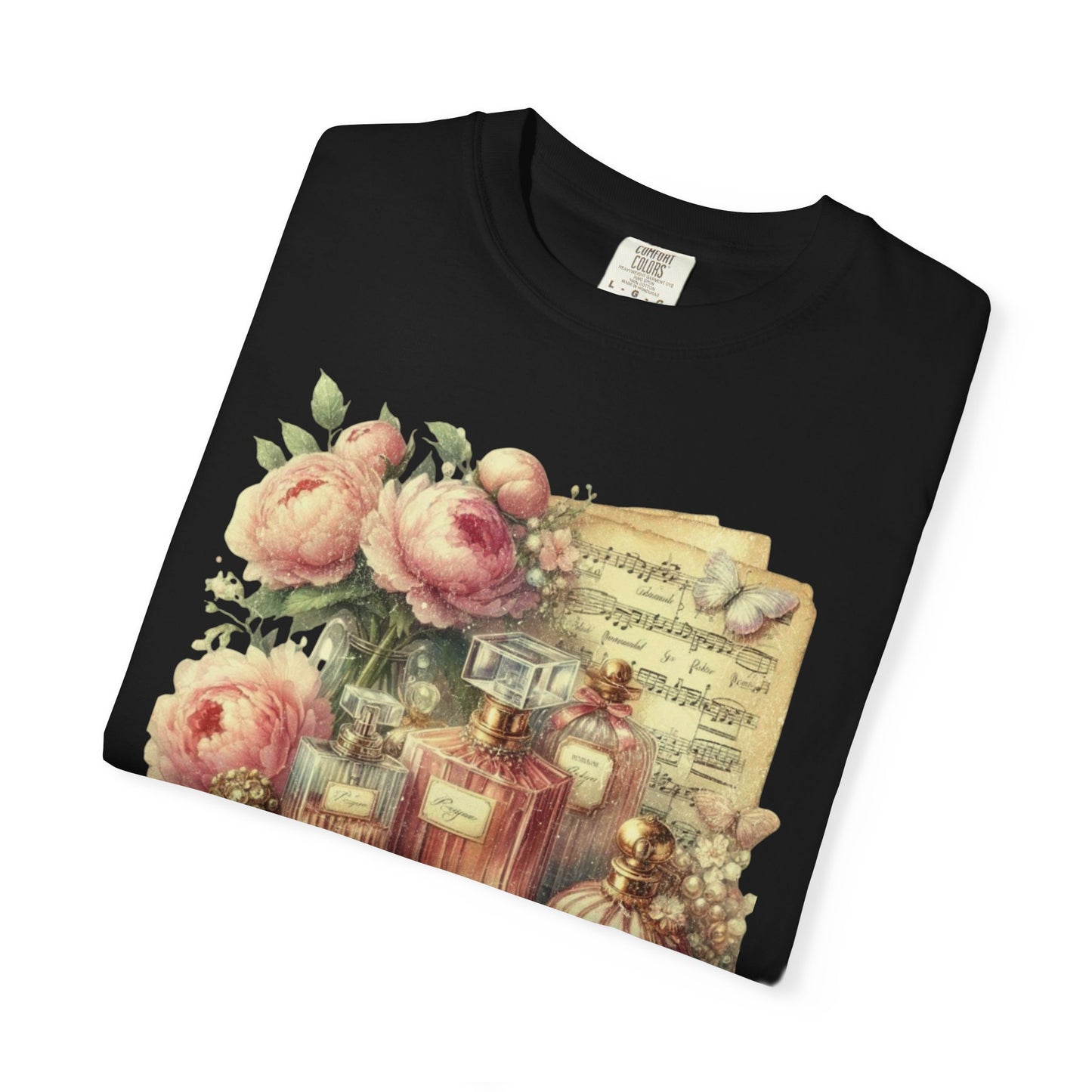 black t-shirt detail desing