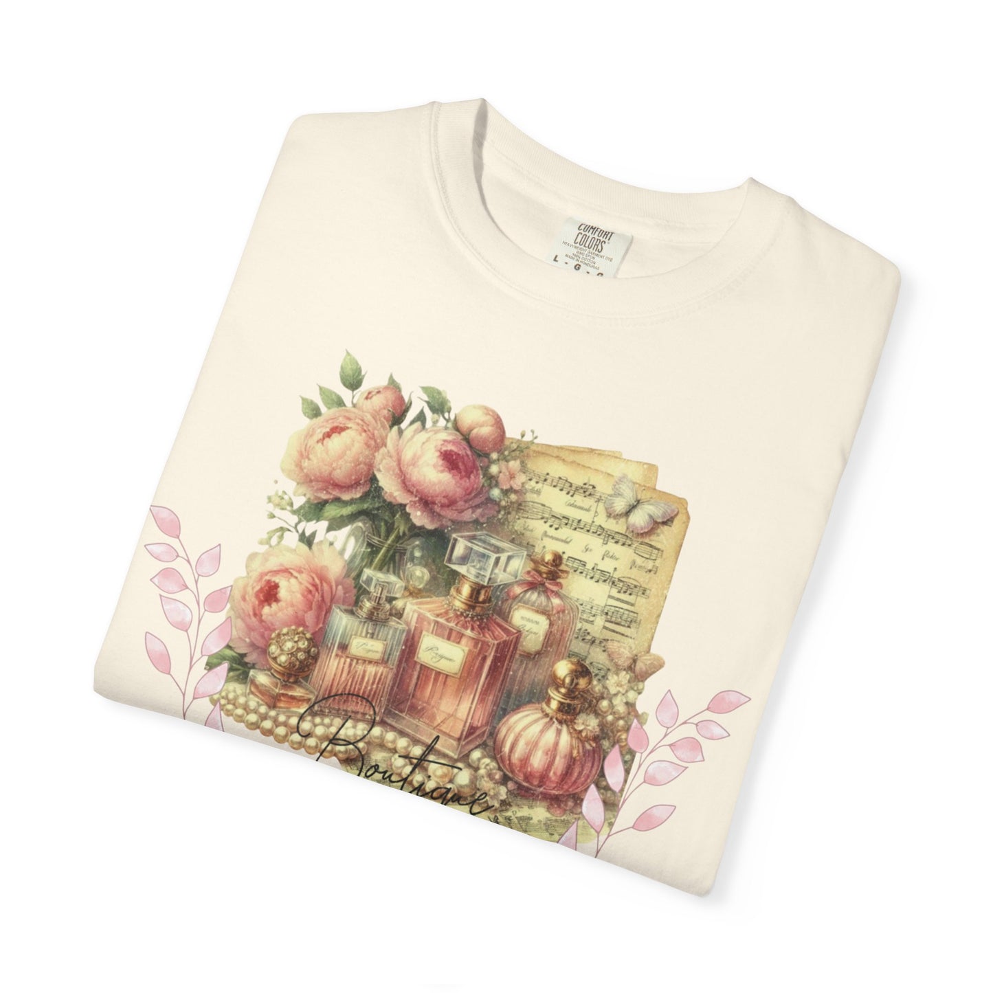 t-shirt ivory design detail