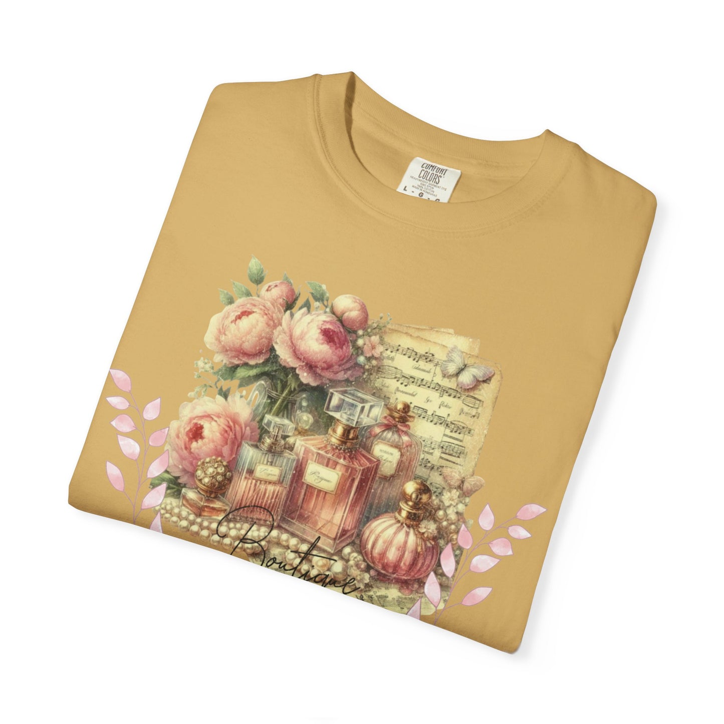 mustard t-shirt design detail
