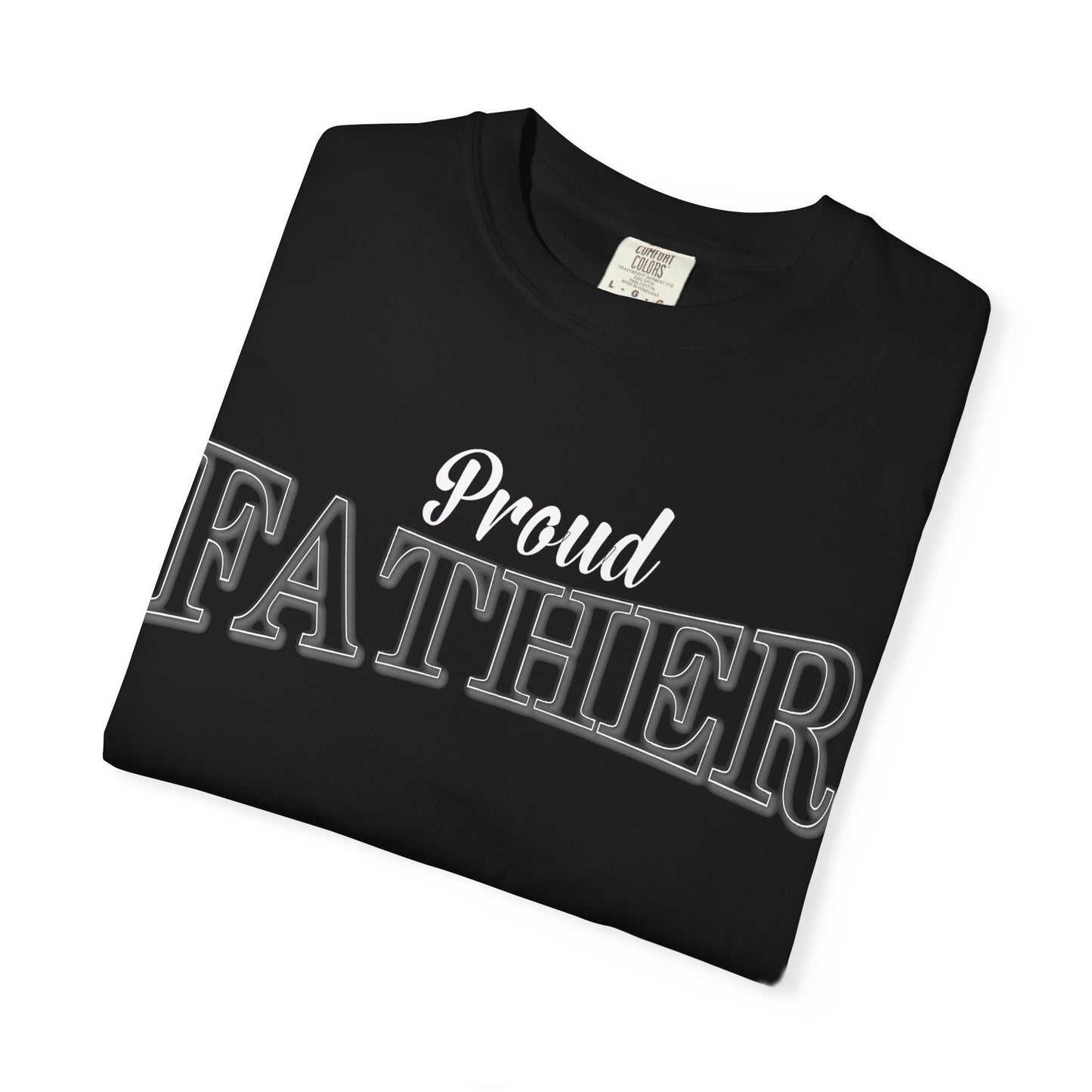 proud father black design detail