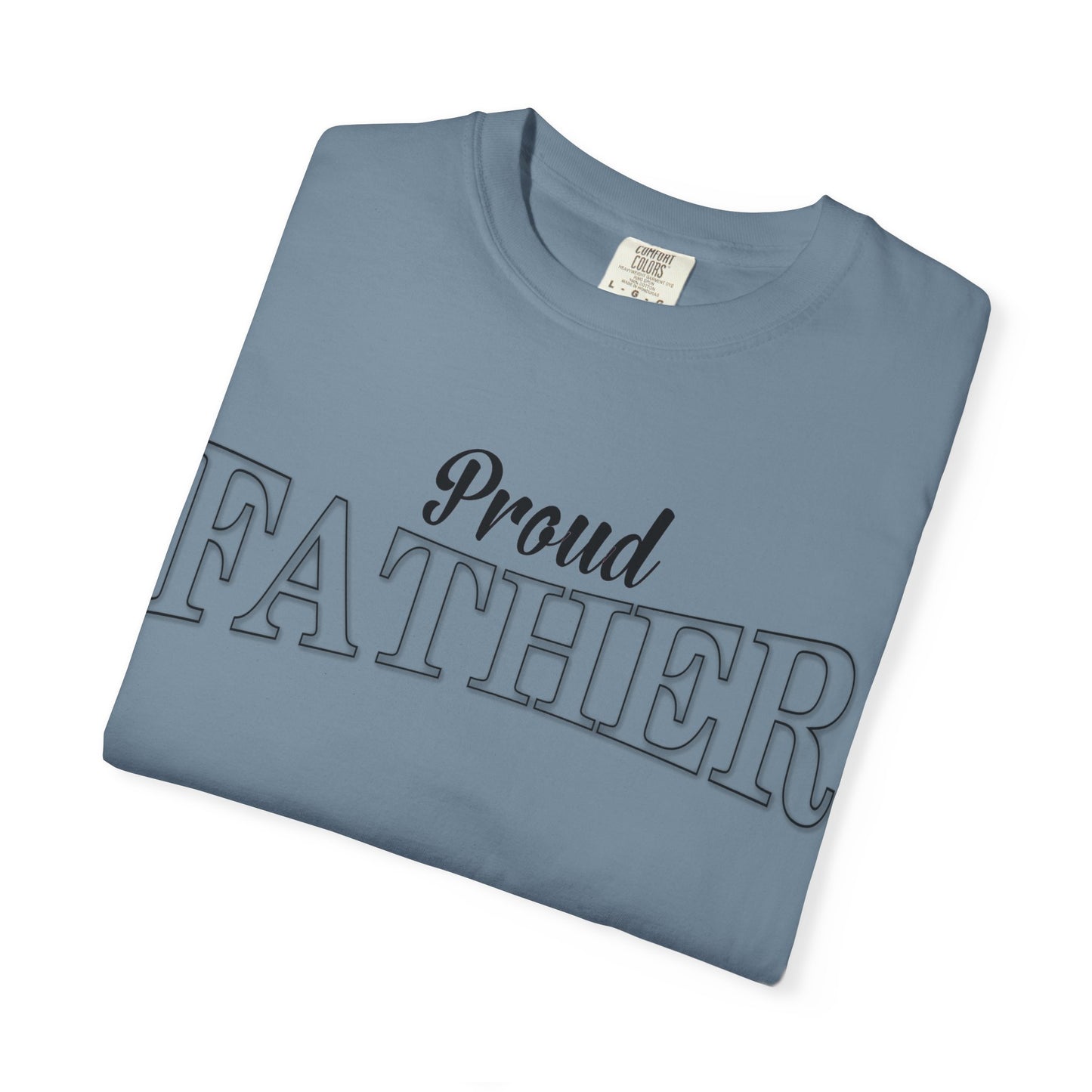 proud father ice blue design detail