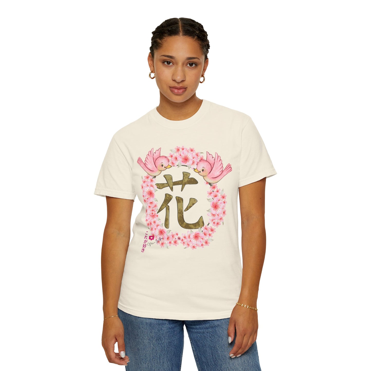Flower and Bird T-Shirt.