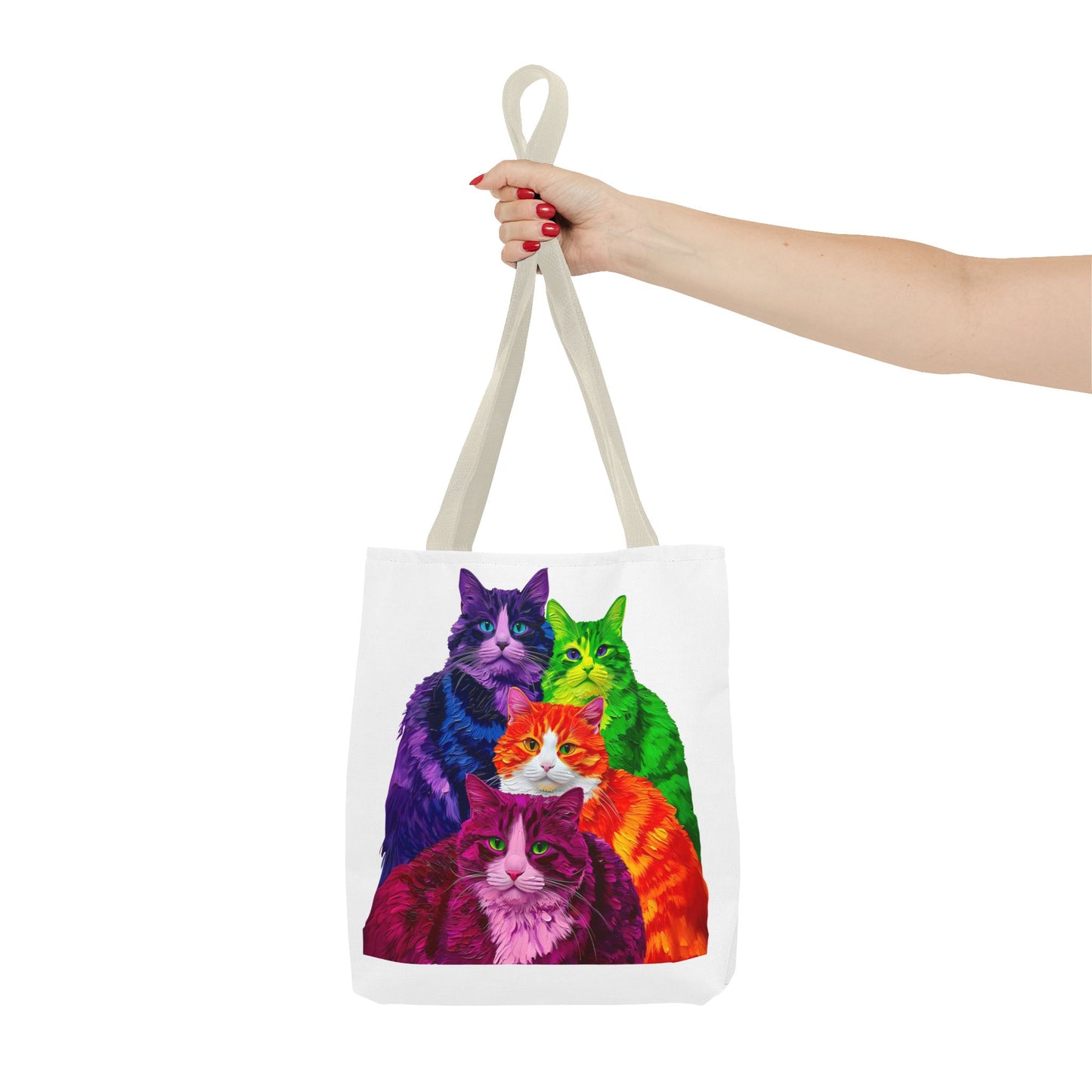 Vibrant Cat Tote Bag