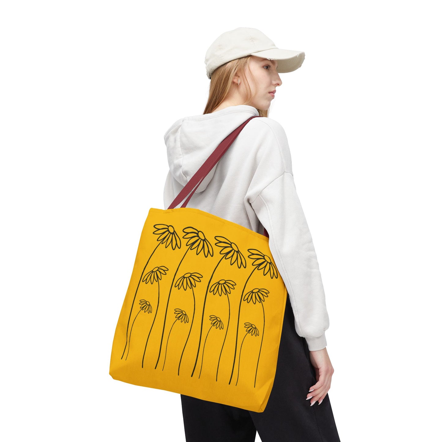 Yellow Flowers Tote Bag