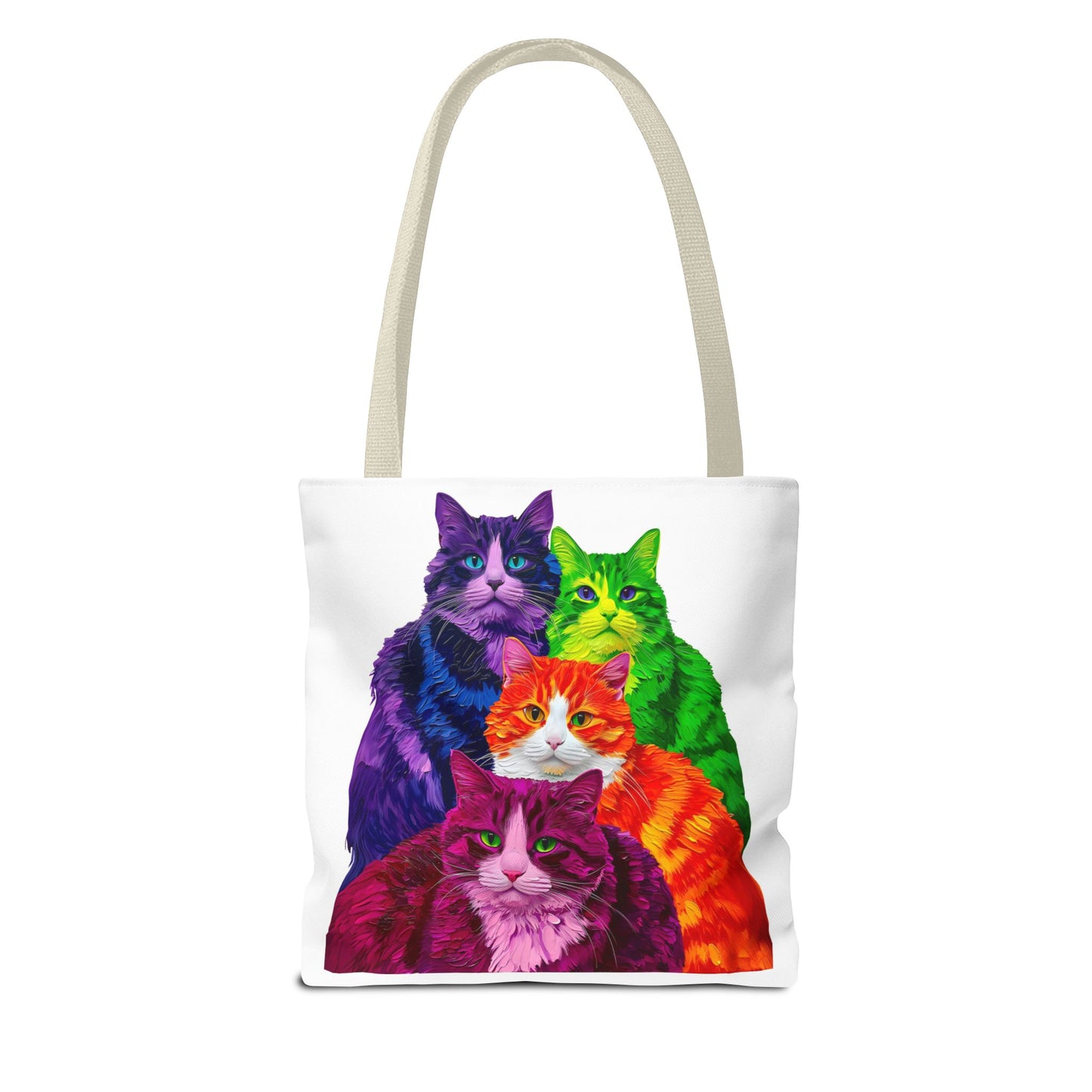 Vibrant Cat Tote Bag