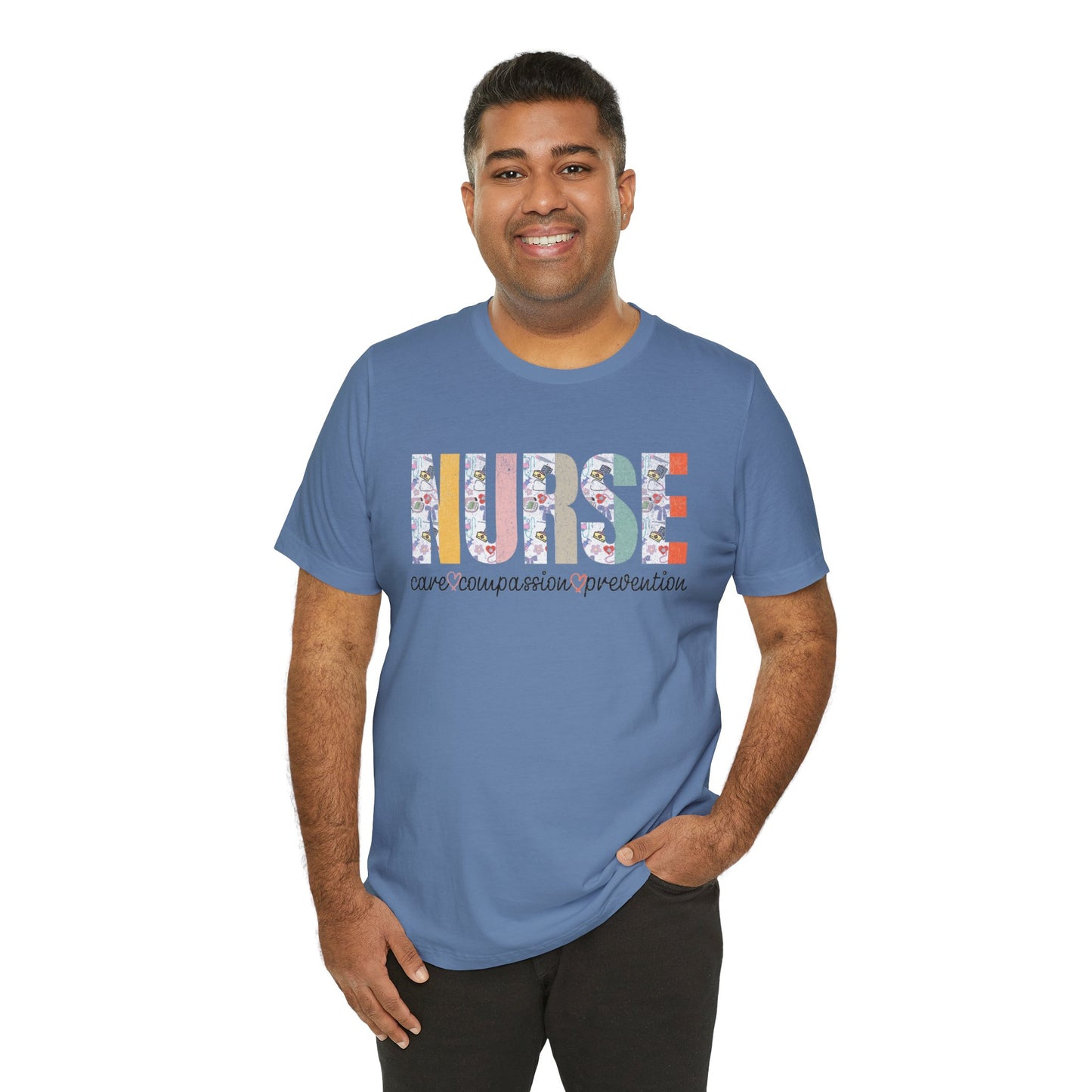 Nurse Tribute Tee, Nursing people Gift, Unisex Jersey T-Shirt. Proud Nurse.