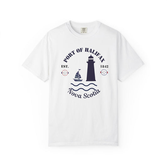 Navy Port Style Lighthouse T-Shirt.