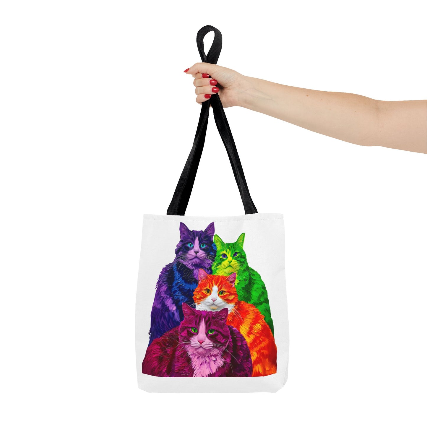 Vibrant Cat Tote Bag
