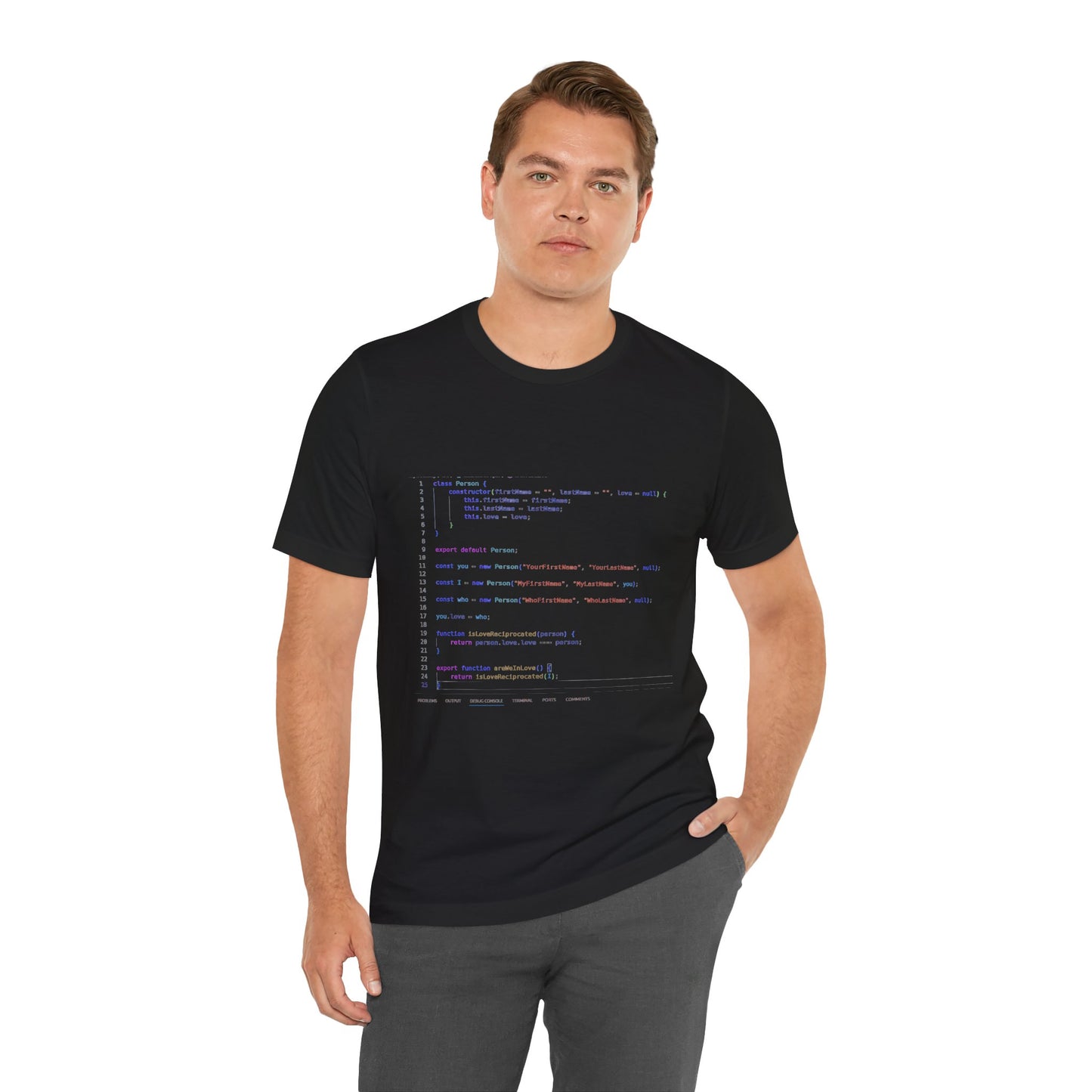 Tech Geek REACT Code T-Shirt