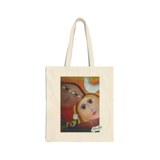 Caribbean Culture Tote Bag. Original MoniLee's Paint.