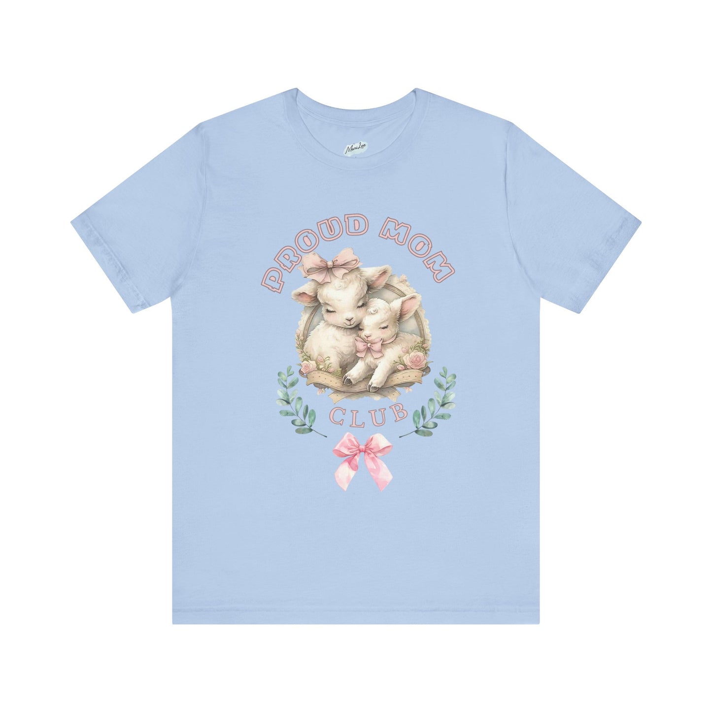 Proud Mom Club Tee, Mother's Day Gift, Coquette Style Shirt, Lifetime Member, Unisex T-Shirt.