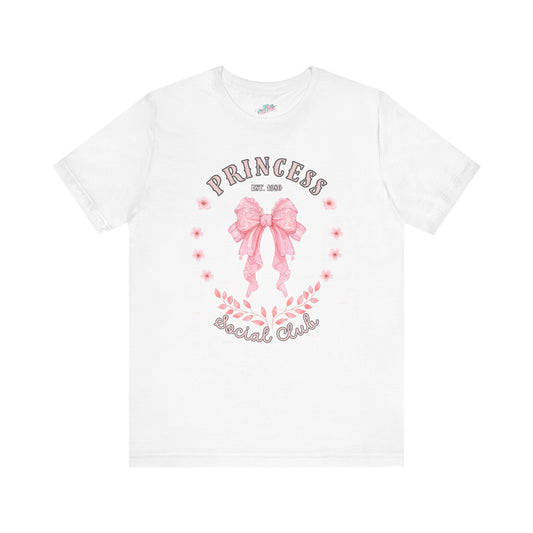 Princess Club T-Shirt, Fairy Tale Tee, Coquette Style.