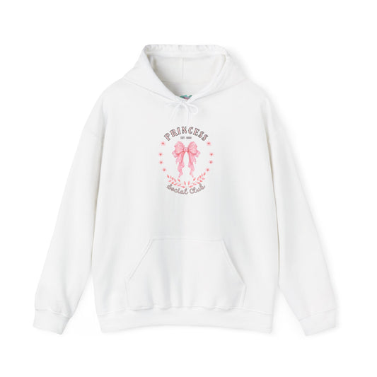 Coquette Style Princess Hoodie, Fairy Tale Sweatshirt, Cute Social Club Pullover.