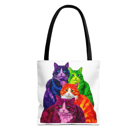 Vibrant Cat Tote Bag