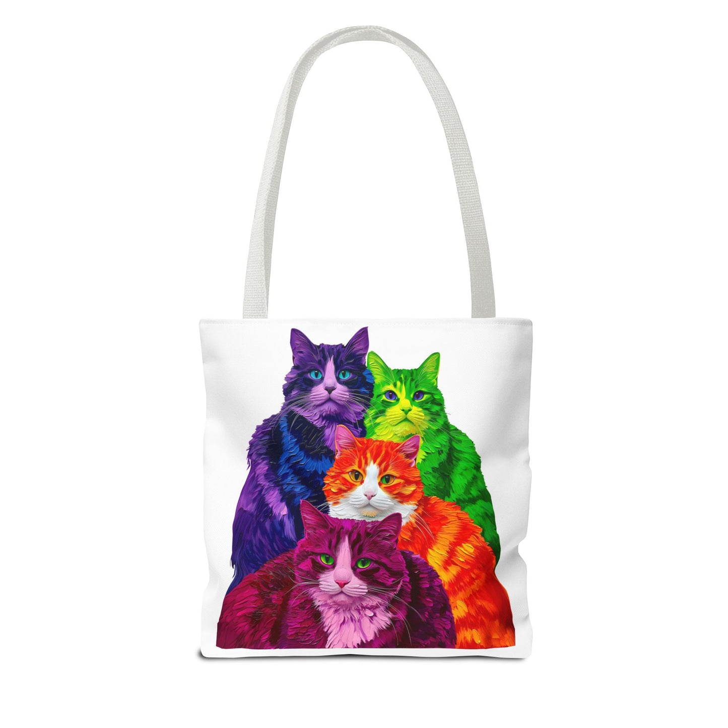 Vibrant Cat Tote Bag