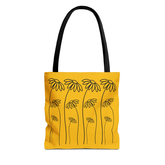 Yellow Flowers Tote Bag