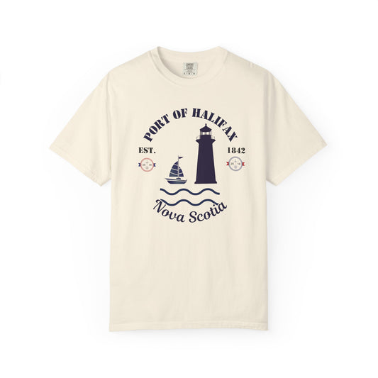 Navy Port Style Lighthouse T-Shirt.