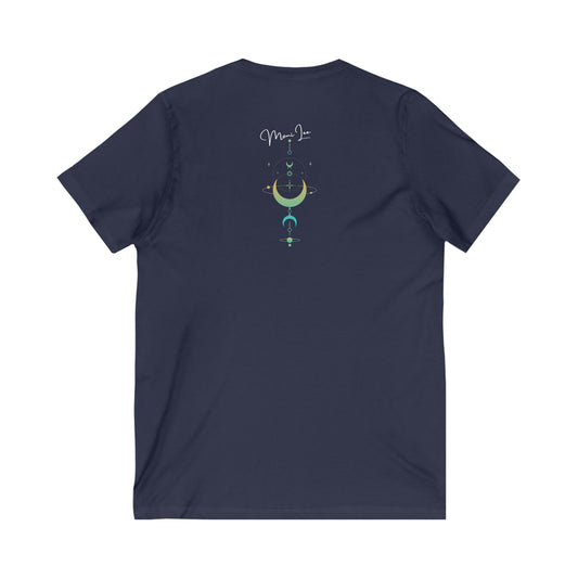 The Girls Club V-neck T-shirt, Silhouette Collection.