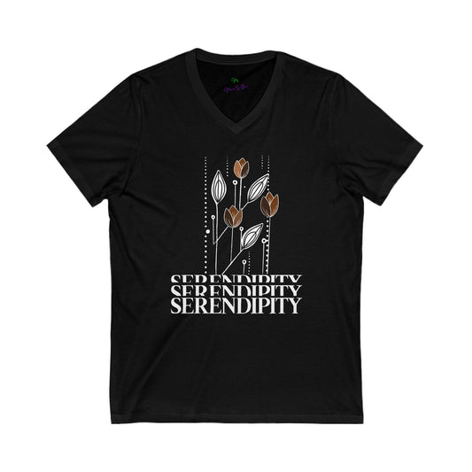 Serendipity V-Neck T-Shirt. Silhouette collection.