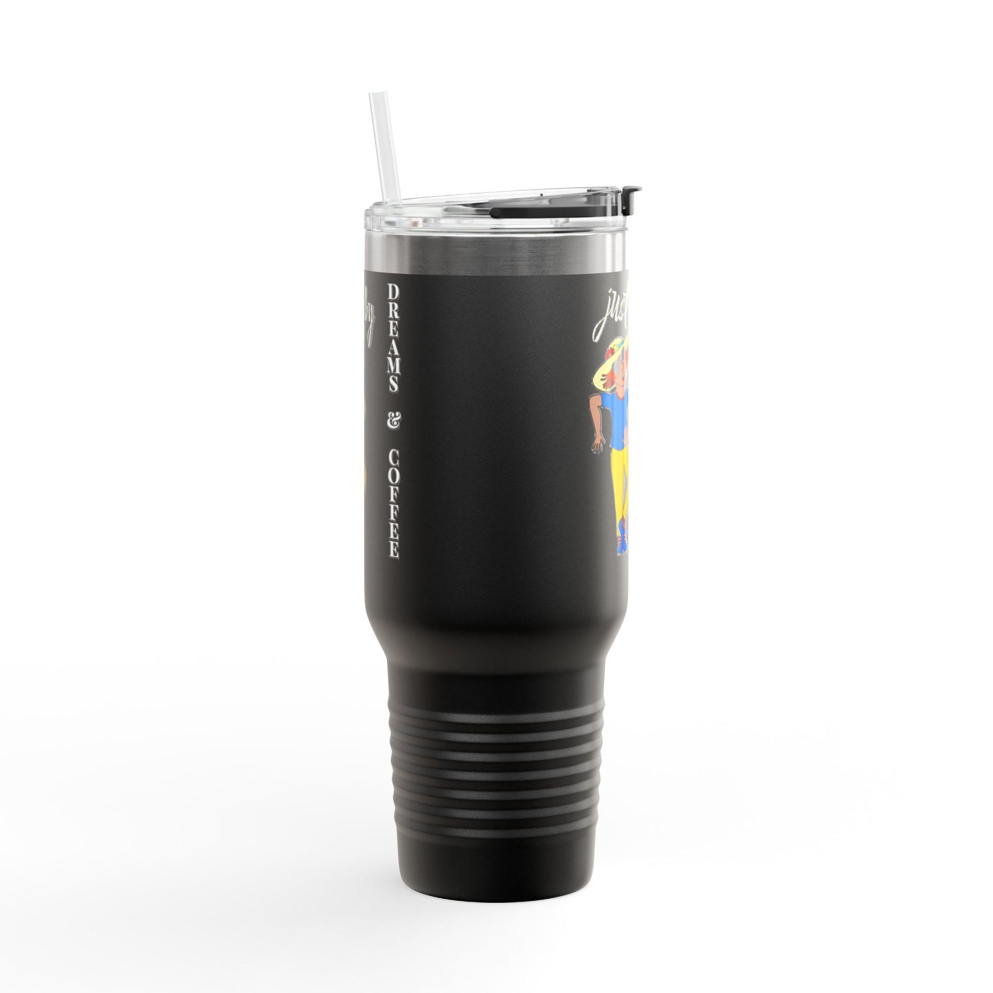 Red Hair Girl Large Travel Mug