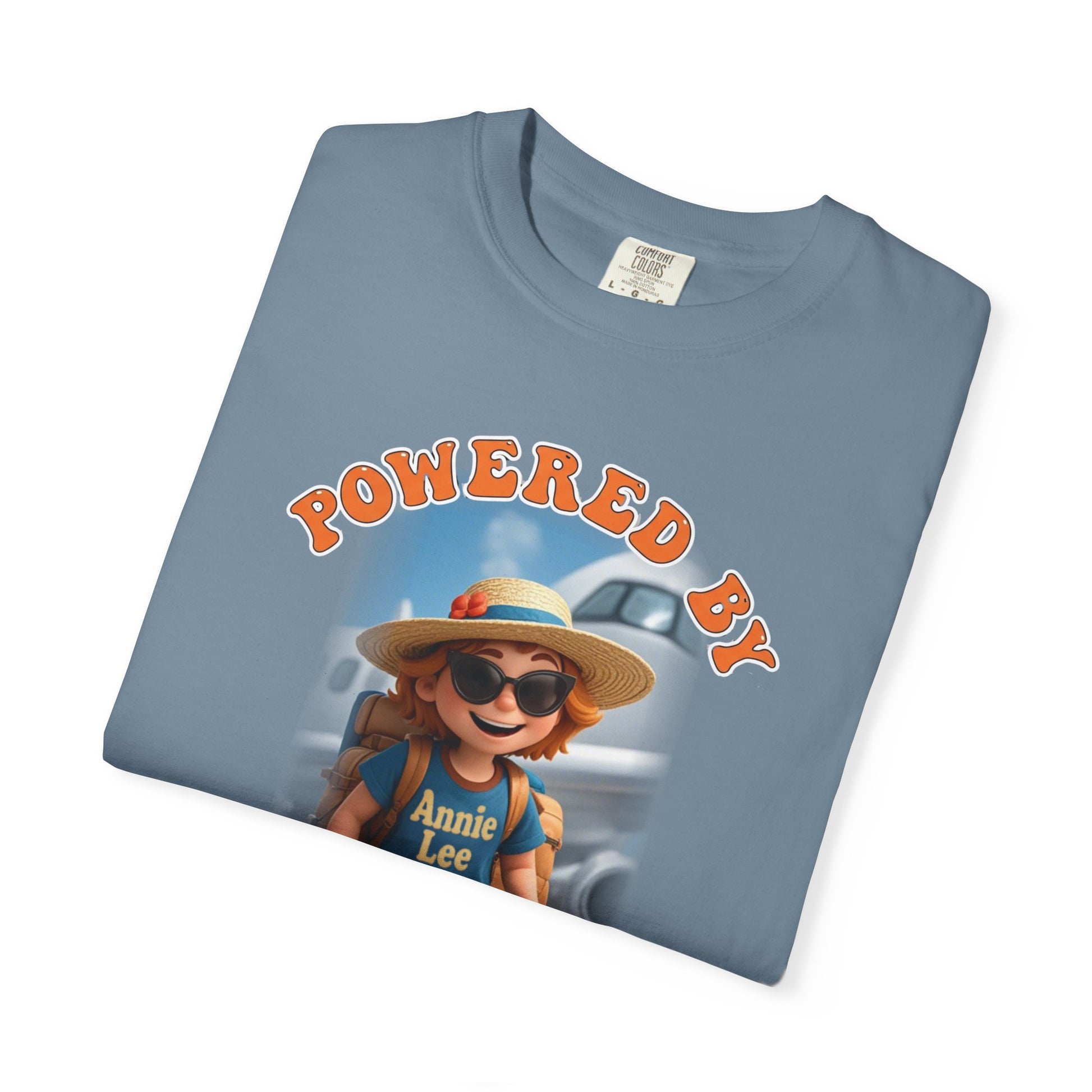 Annie Lee Tee Folded Ice Blue