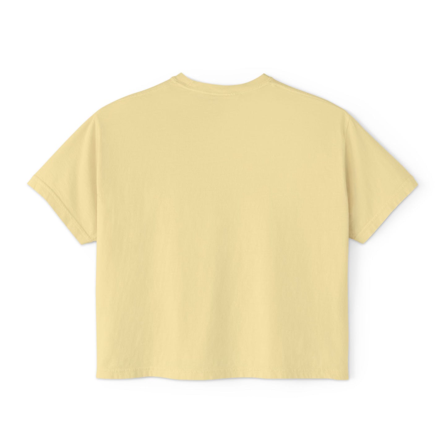 Light yellow t-shirt on a white background