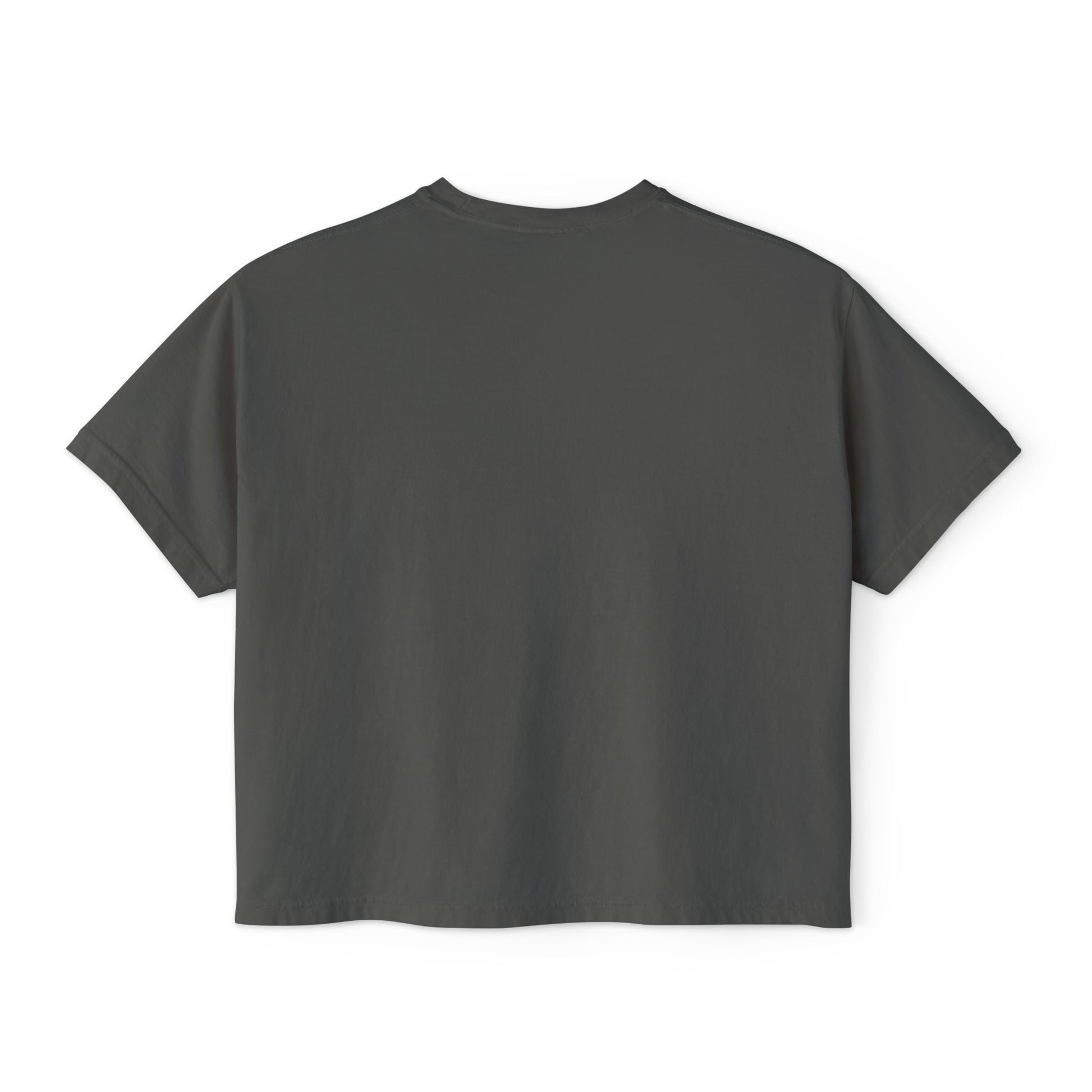 Plain black t-shirt on a white background