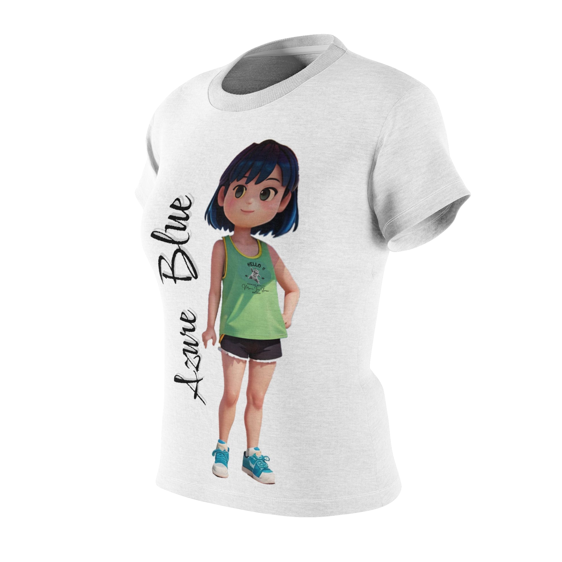 Azure_Blue_T-Shirt_side_Mock_up