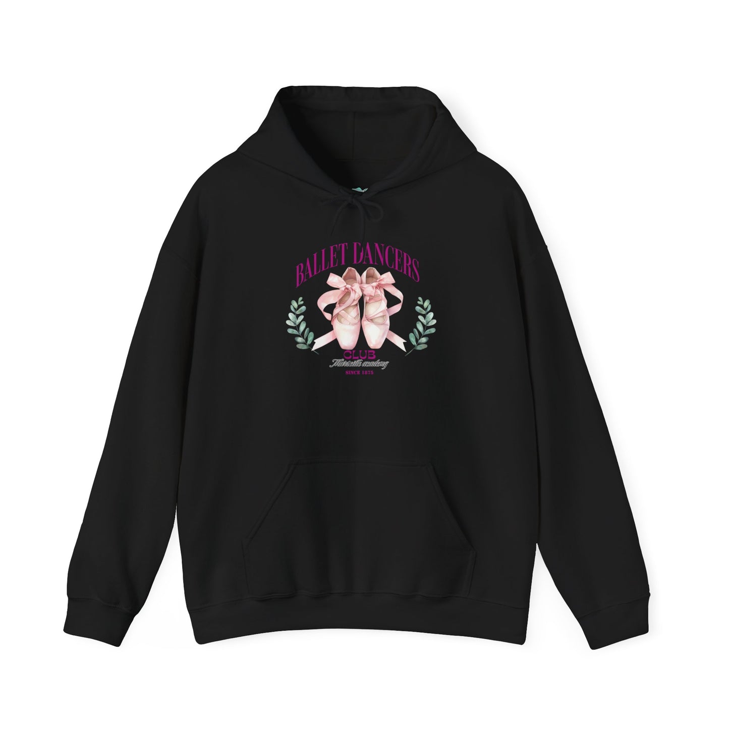 hoodie club ballet black