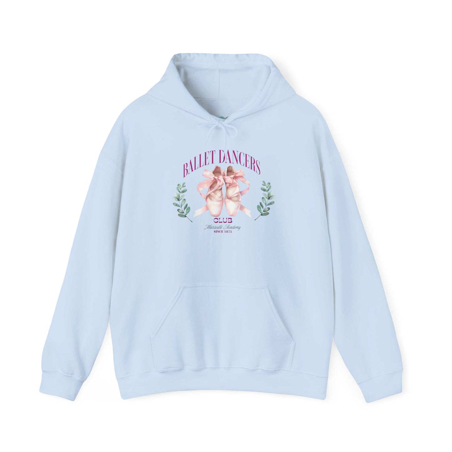 hoodie club ballet light blue