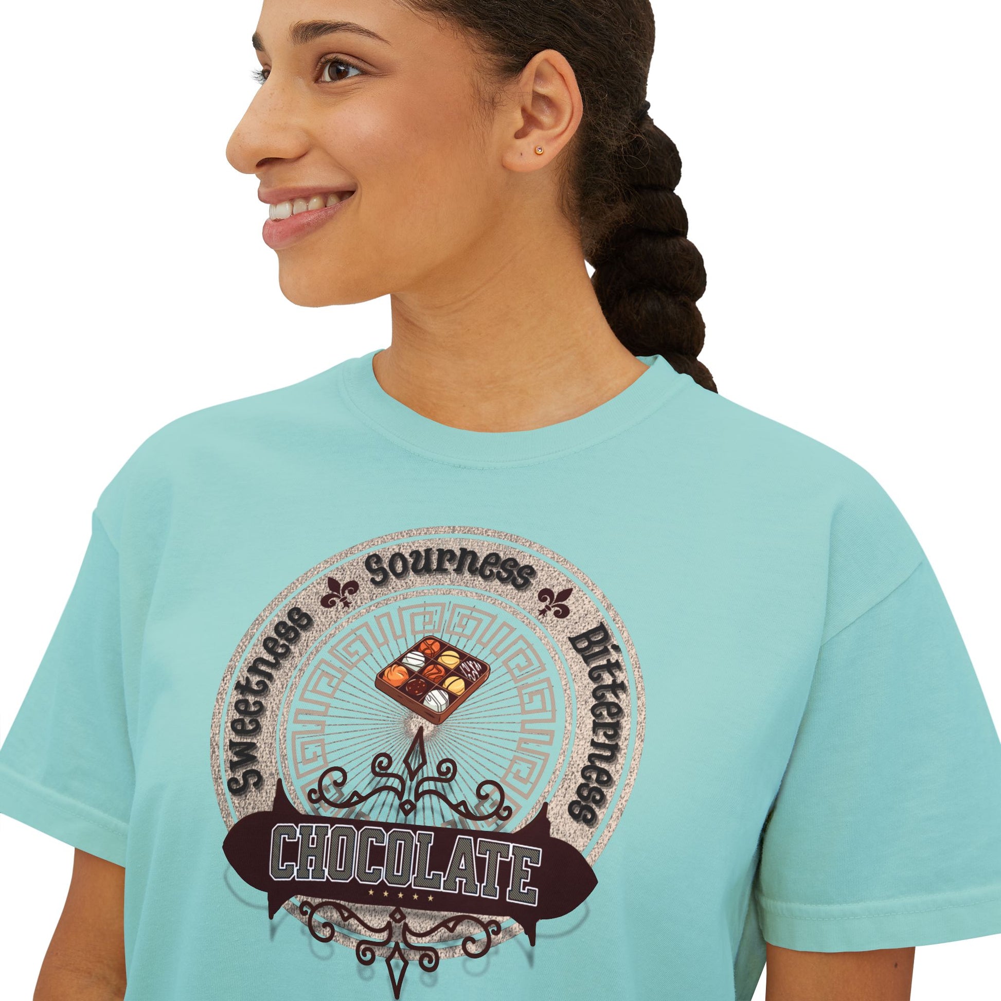 Chocolate_Tee close_Chalky mint Woman_One