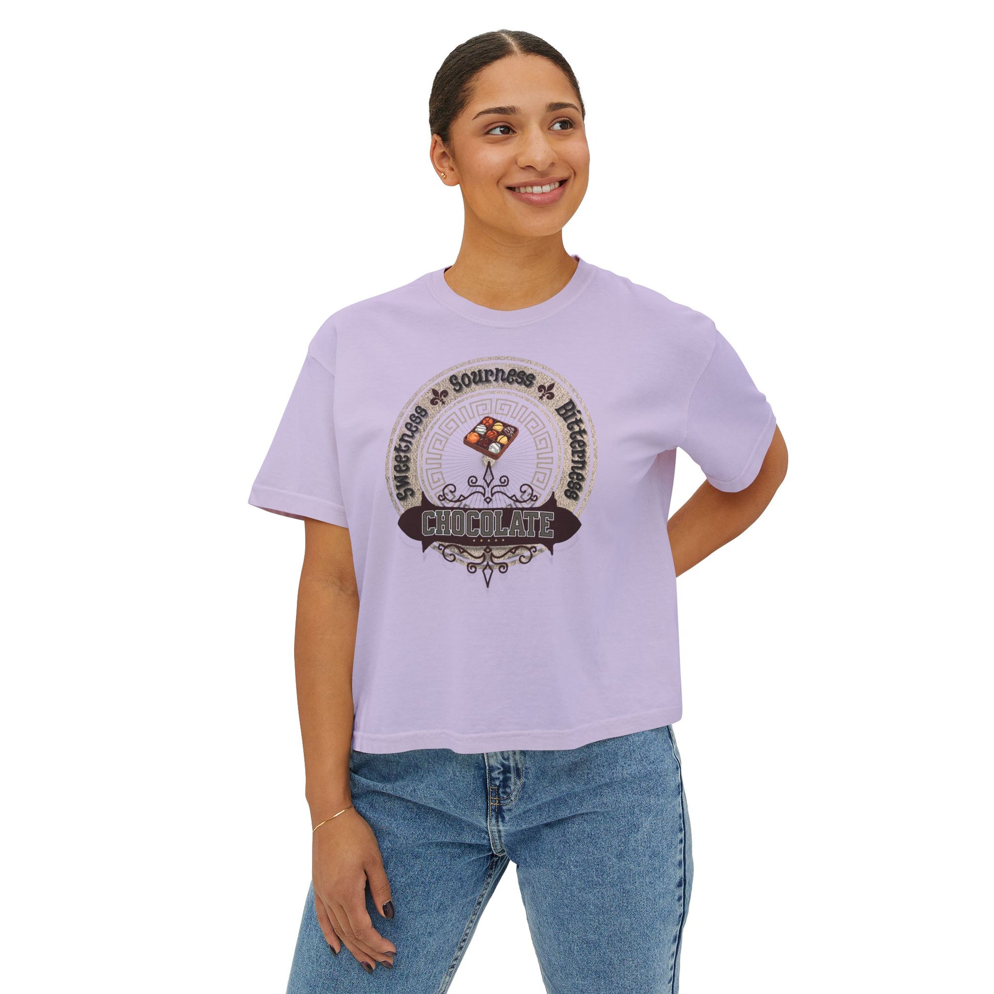 Chocolate_Tee_front._Orchid_Woman_One